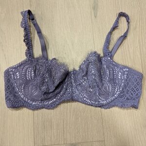 Dream Angels purple lace push up bra